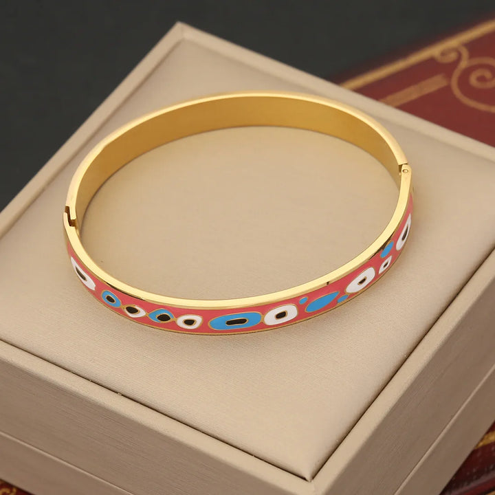 Helios 18k Gold Bangle Bracelets