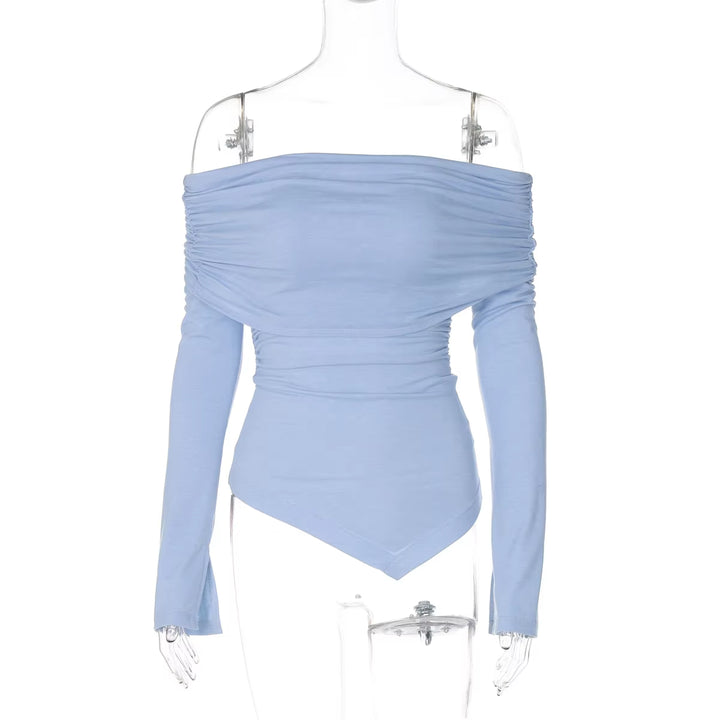 Mia Off-Shoulder Asymmetrical Top
