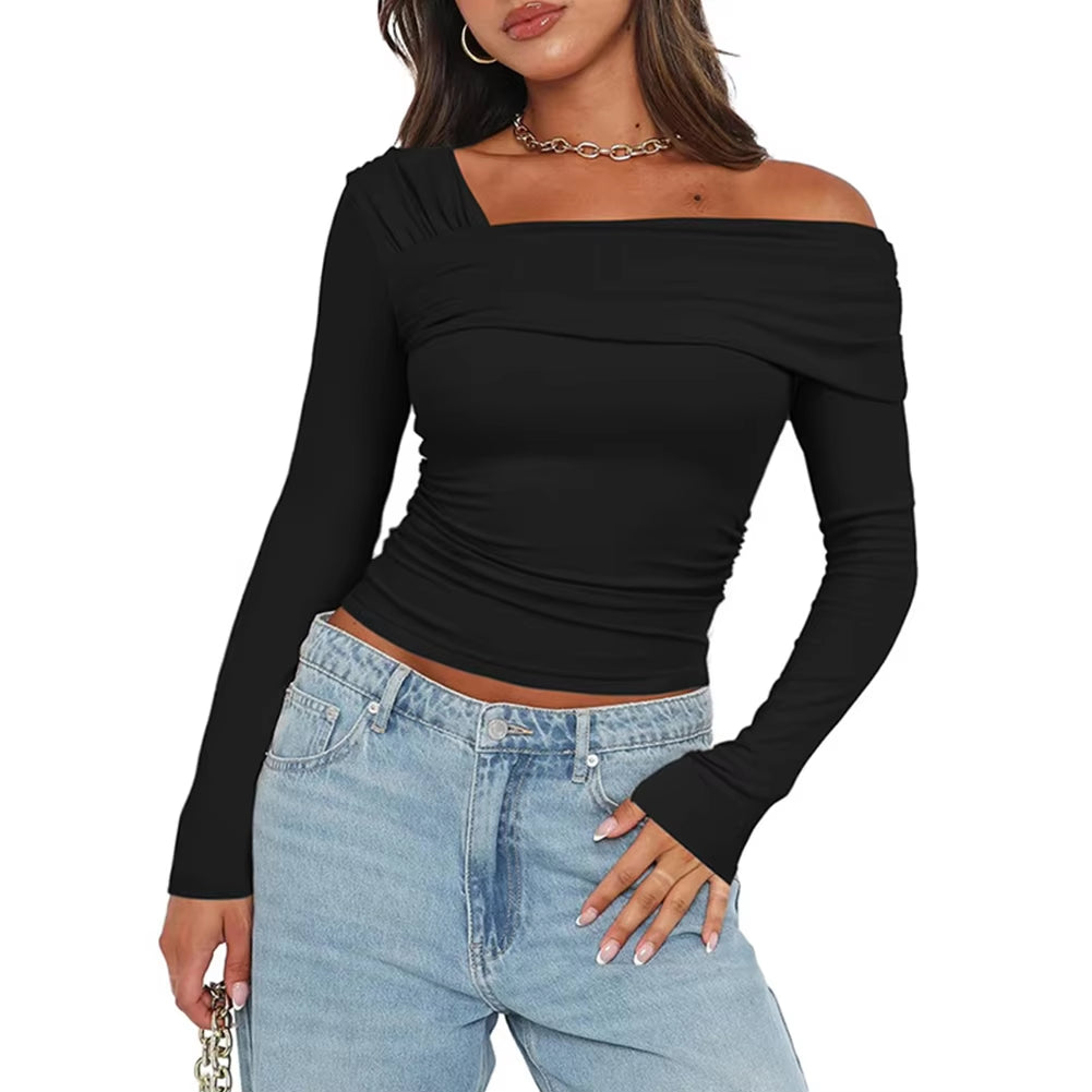Dalia Off-Shoulder Asymmetrical Top