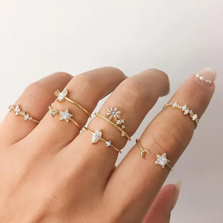 seperate these rings stacks into sep listings