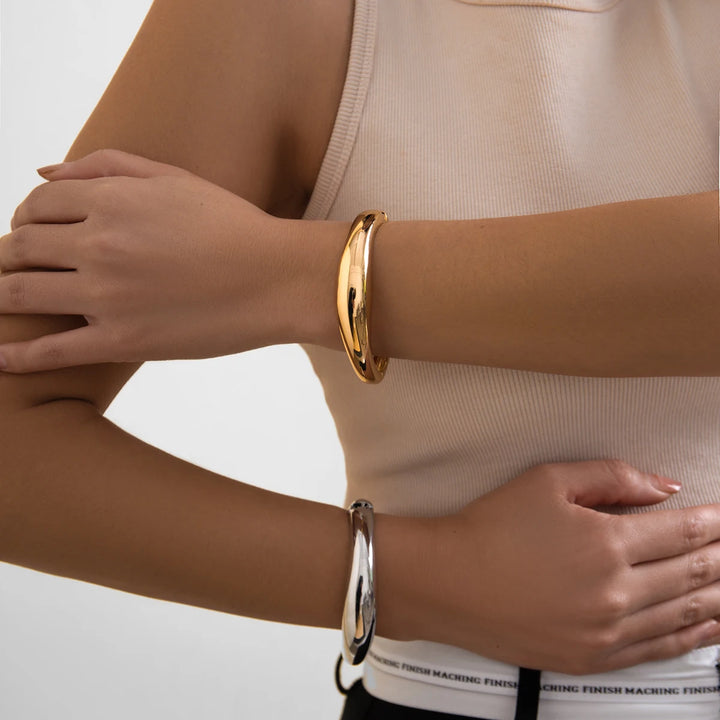 Boudica Bangles Mixed Metals Bracelet Stack