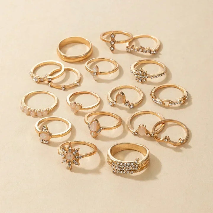 Marigold Ring Stacks