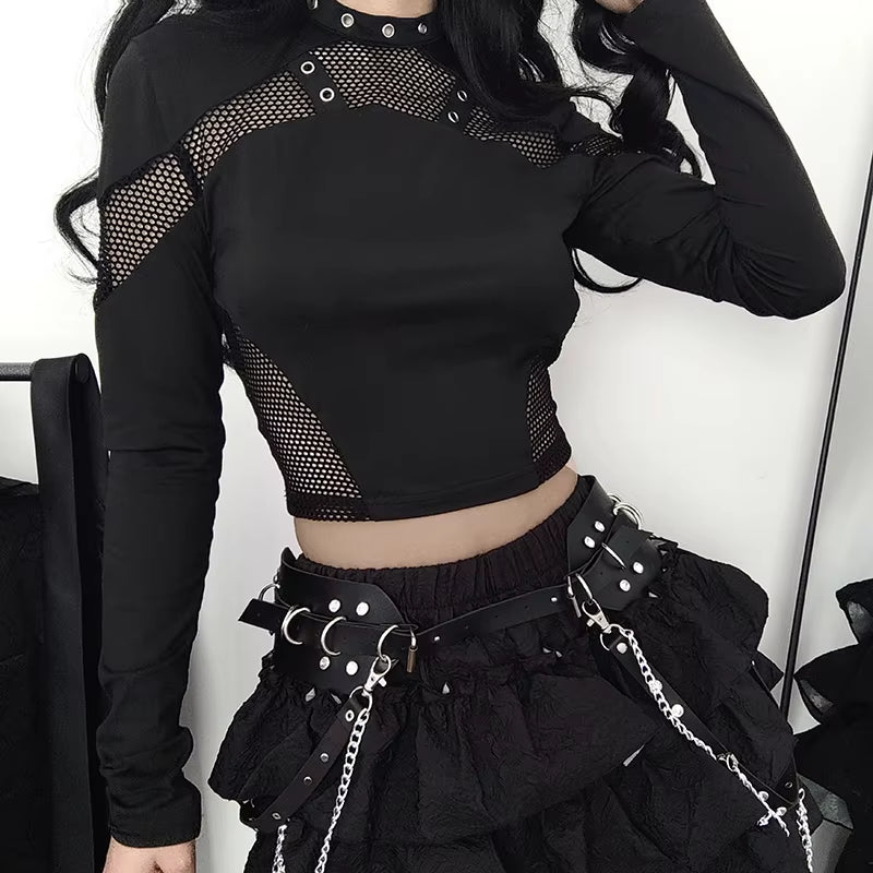 Alana Meshwork Top