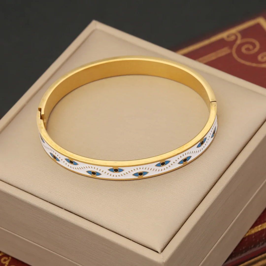 Helios 18k Gold Bangle Bracelets