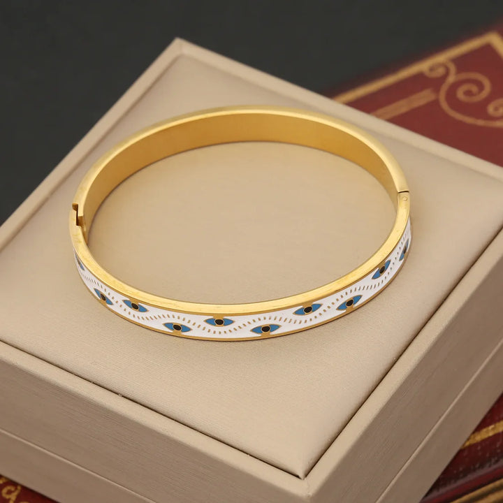 Helios 18k Gold Bangle Bracelets