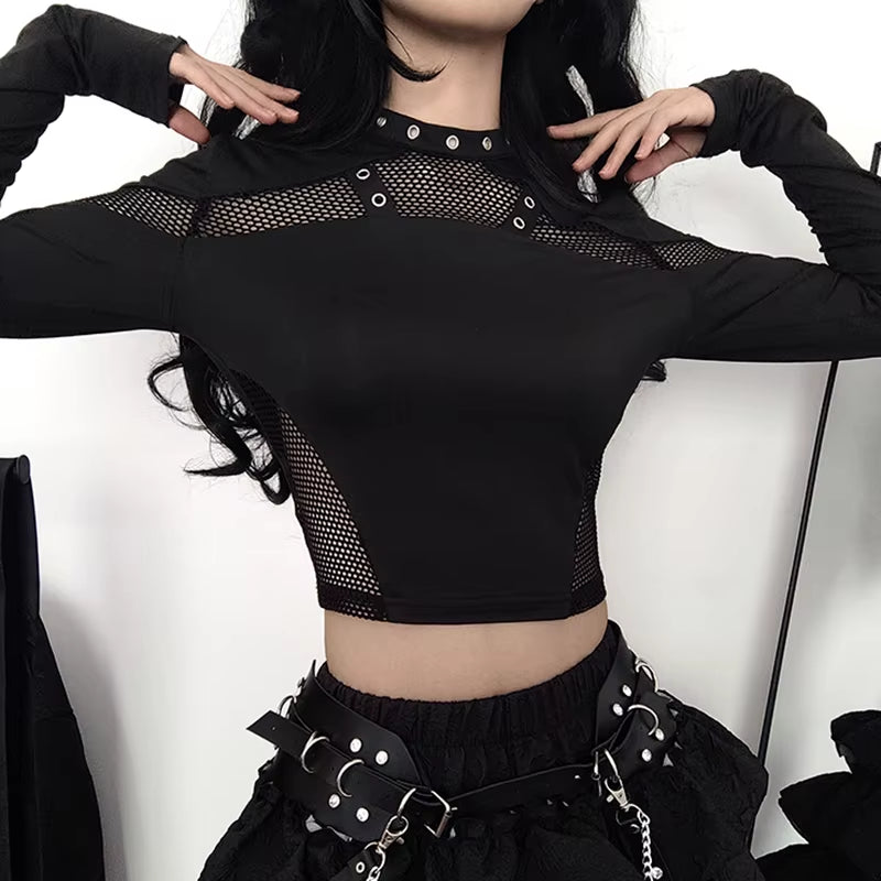 Alana Meshwork Top