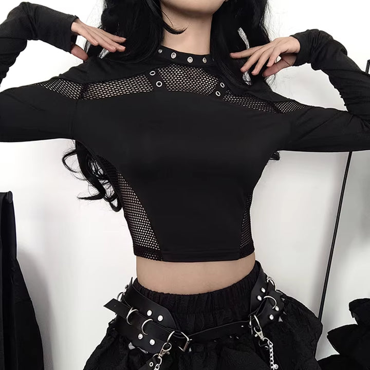 Alana Meshwork Top