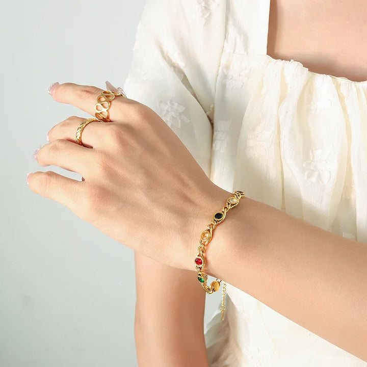 Eira Bracelet and Necklace Set