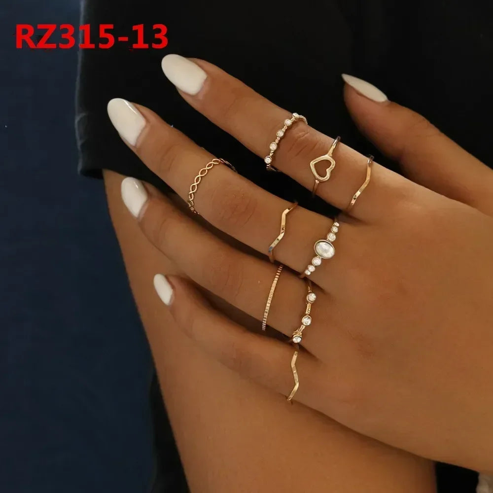 Marigold Ring Stacks